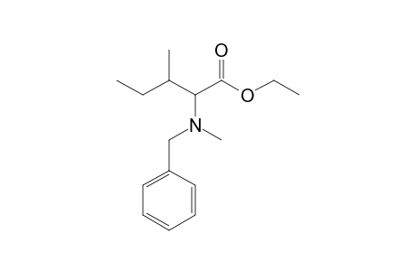 Ethyl 2-N-benzyl-N-(methylamino)-3-methylpentanoate