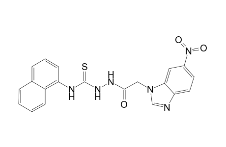 1-N-(6'-Nitrobenzimidazole-1-carbonylmethyl)-4-naphthyl-3-thiosemicarbazide