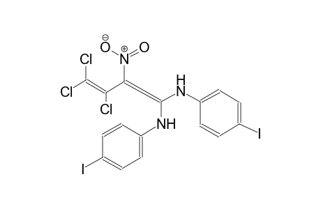 3,4,4-trichloro-N~1~,N~1~-bis(4-iodophenyl)-2-nitro-1,3-butadiene-1,1-diamine