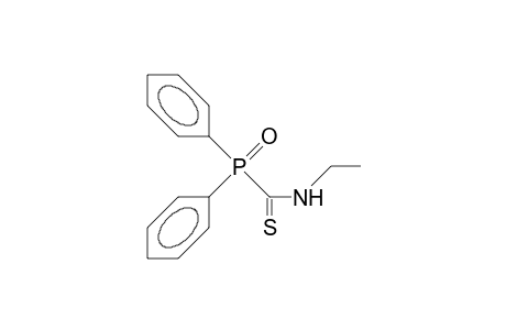 1-Diphenylphosphinyl-N-ethyl-thioformamide