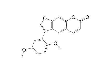 3-(2,5-dimethoxyphenyl)-7-furo[3,2-g][1]benzopyranone