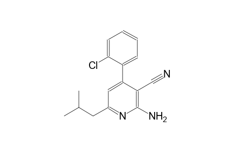 2-amino-4-(2-chlorophenyl)-6-isobutylnicotinonitrile