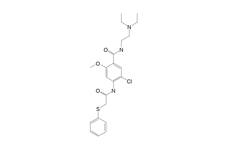 6'-chloro-4'-{[2-(diethylamino)ethyl]carbamoyl]-2-(phenylthio)-m-acetanisidide