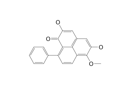 1H-Phenalen-1-one, 2,5-dihydroxy-6-methoxy-9-phenyl-