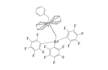 CP2HF(CH2PH)(MIU-ME)B(C6F5)3