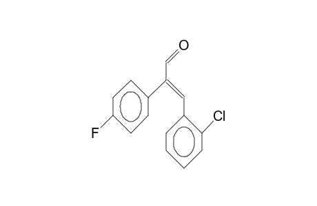 2-(4-Fluoro-phenyl)-cis-3-(2-chloro-phenyl)-propenal