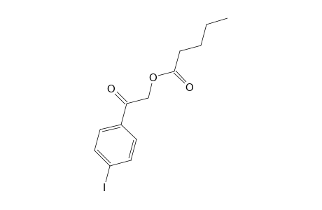 VALERIC ACID, ESTER WITH 2-HYDROXY-4'-IODOACETOPHENONE