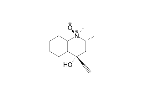 4-Ethynyl-1,2-dimethyldecahydro-4-quinolinol 1-oxide