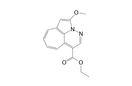 Ethyl 2-methoxy-2a,3-diazabenz[cd]azulene-5-carboxylate