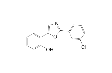 2-(3-Chlorophenyl)-5-(2-hydroxyphenyl)-1,3-oxazole