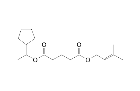 Glutaric acid, 1-cyclopentylethyl 3-methylbut-2-en-1-yl ester