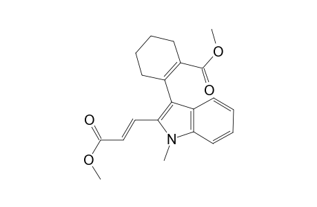 1-Cyclohexene-1-carboxylic acid, 2-[2-(3-methoxy-3-oxo-1-propenyl)-1-methyl-1H-indol-3-yl]-, methyl ester