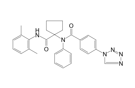 benzamide, N-[1-[[(2,6-dimethylphenyl)amino]carbonyl]cyclopentyl]-N-phenyl-4-(1H-tetrazol-1-yl)-