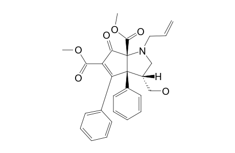 ENDO-3-ALLYL-3-HYDROXYMETHYL-6-OXO-3A,4-DIPHENYL-2,3,3A,6-TETRAHYDRO-(3AA,6AA)-1H-CYCLOPENTA-[B]-PYRROL-5,6A-DICARBOXYLIC-ACID-DIMETHYLESTER