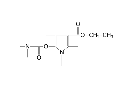 5-HYDROXY-1,2,4-TRIMETHYLPYRROLE-3-CARBOXYLIC ACID, ETHYL ESTER, DIMETHYLCARBAMATE (ESTER)