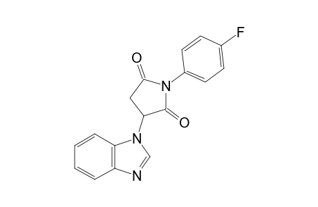 2-(1-BENZIMIDAZOLYL)-N-(p-FLUOROPHENYL)SUCCINIMIDE