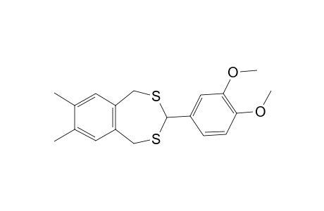 3-(3,4-Dimethoxy-phenyl)-7,8-dimethyl-1,5-dihydro-benzo[e][1,3]dithiepine