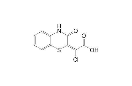 (2Z)-2-chloranyl-2-(3-oxidanylidene-4H-1,4-benzothiazin-2-ylidene)ethanoic acid