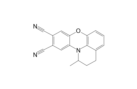 1-Methyl-2,3-dihydro-1H-pyrido[3,2,1-kl]phenoxazine-9,10-dicarbonitrile