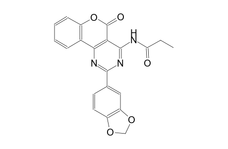 propanamide, N-[2-(1,3-benzodioxol-5-yl)-5-oxo-5H-[1]benzopyrano[4,3-d]pyrimidin-4-yl]-