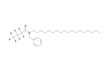 Heptafluorobutyramide, N-benzyl-N-octadecyl-