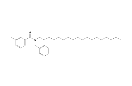 Benzamide, 3-methyl-N-benzyl-N-octadecyl-