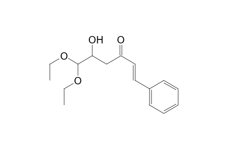 1-Hexen-3-one, 6,6-diethoxy-5-hydroxy-1-phenyl-, (E)-(.+-.)-