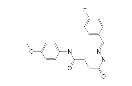 4'-Methoxysuccinanilic acid N'-(4-fluorobenzylidene)hydrazide