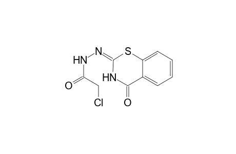 2-Chloranyl-N'-(4-oxidanylidene-1,3-benzothiazin-2-yl)ethanehydrazide