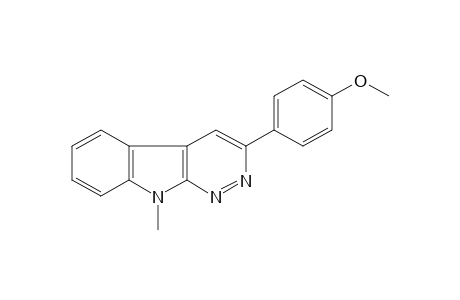 3-(p-methoxyphenyl)-9-methyl-9h-pyridazino[3,4-b]indole