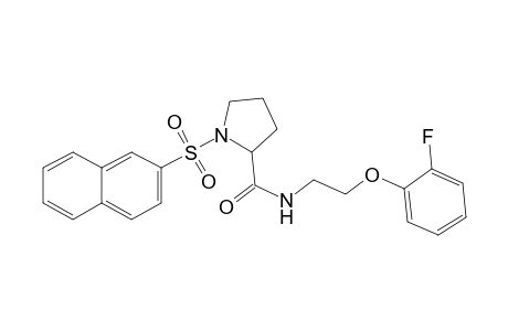 N-[2-(2-fluoranylphenoxy)ethyl]-1-naphthalen-2-ylsulfonyl-pyrrolidine-2-carboxamide