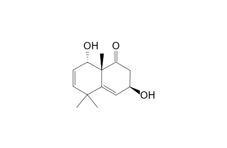 3,7-Dihydroxy-6,10,10-trimethylbicyclo[4.4.0]deca-1,8-dien-5-one