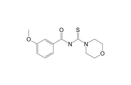 3-Methoxy-N-(morpholin-4-yl-carbothioyl)benzamide