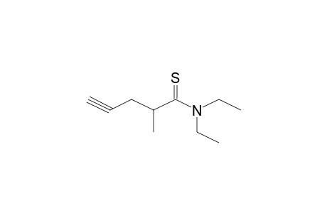 4-PENTYNETHIOAMIDE, N,N-DIETHYL-2-METHYL-