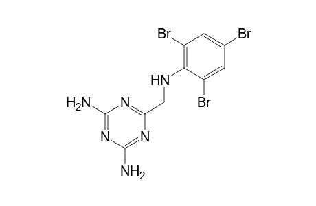 2,4-diamino-6-[(2,4,6-tribromoanilino)methyl]-s-triazine