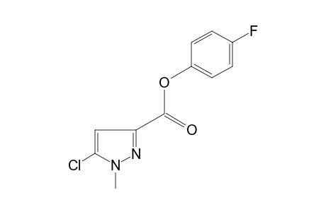 5-chloro-1-methylpyrazole-3-carboxylic acid, p-fluorophenyl ester