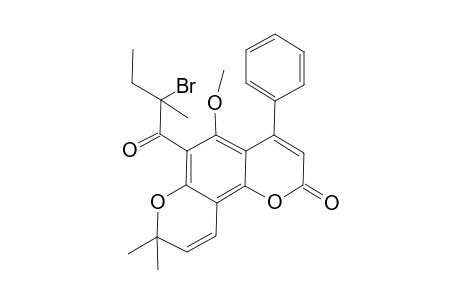 6-(2-BROMO-2-BUTANOYL)-5-METHOXY-8,8-DIMETHYL-4-PHENYL-2H,8H-BENZO-[1,2-B:3,4-B']-DIPYRAN-2-ONE