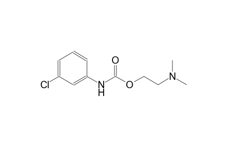 m-chlorocarbanilic acid, 2-(dimethylamino)ethyl ester