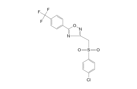 3-{[(p-CHLOROPHENYL)SULFONYL]METHYL}-5-(alpha,alpha,alpha-TRIFLUORO-p-TOLYL)-1,2,4-OXADIAZOLE