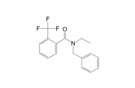 Benzamide, 2-trifluoromethyl-N-benzyl-N-ethyl-