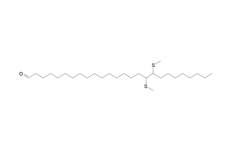 17,18-Bis(methylsulfanyl)hexacosanal