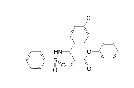 Phenyl 2-[(4-Chlorophenyl)(toluene-4-sulfonylamino)methyl]acrylate