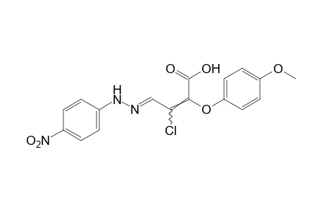 3-chloro-3-formyl-2-(p-methoxyphenoxy)acrylic acid, 3-[(p-nitrophenyl)hydrazone]