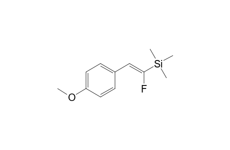 1-Fluoro-2-(4-methoxyphenyl)-1-trimethylsilylethene