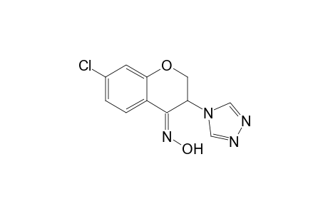 (NZ)-N-[7-chloranyl-3-(1,2,4-triazol-4-yl)-2,3-dihydrochromen-4-ylidene]hydroxylamine