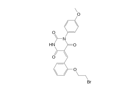 (5E)-5-[2-(2-bromoethoxy)benzylidene]-1-(4-methoxyphenyl)barbituric acid