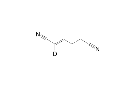 trans-1,4-Dicyanobut-1-ene-D1