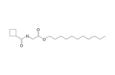 Glycine, N-(cyclobutylcarbonyl)-, undecyl ester