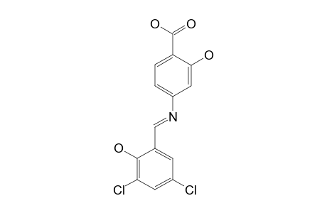 4-[(3,5-dichlorosalicylidene)amino]salicylic acid