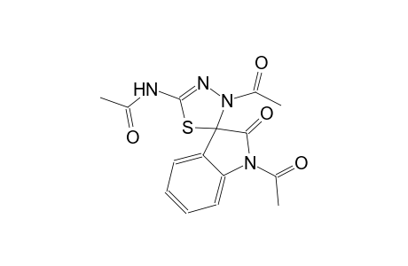 1',3-DIACETYL-5-ACETLAMINO-2,2',3,3'-TETRAHYDRO-1,3,4-THIADIAZOL-2-SPIRO-3'-INDOL-2'-ONE